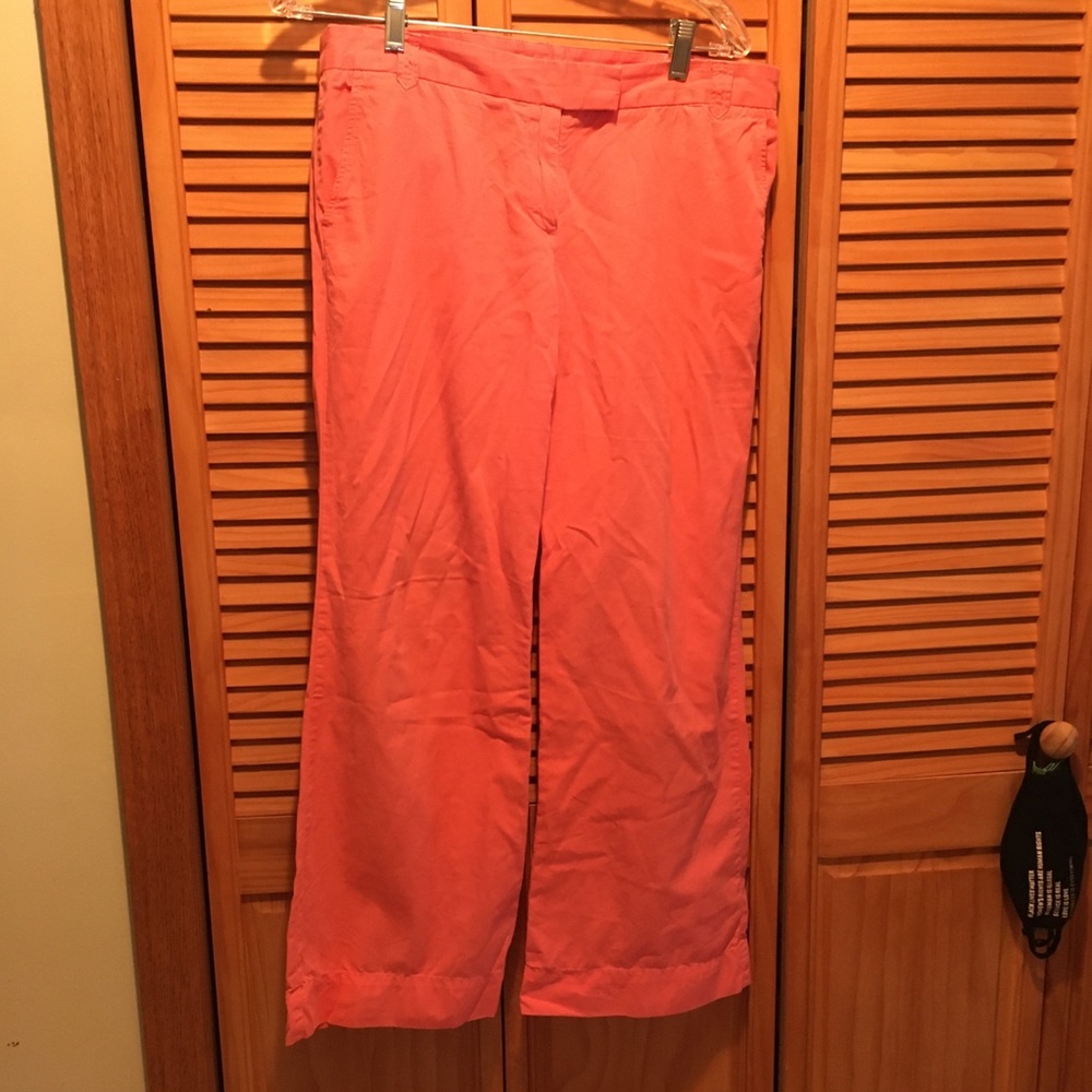 J Crew City Fit Salmon Pants, Wide/Trouser Leg